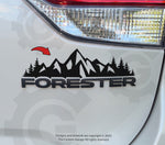 2019-2024 Subaru Forester Mountain Design Decals