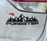 2019-2024 Subaru Forester Mountain Design Decals