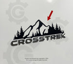 2024-2025 Subaru Crosstrek Mountain Design Decal