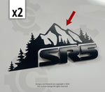 2010-2024 Toyota 4Runner SR5 Mountain Decals