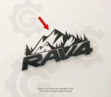 2013-2024 Toyota RAV4 Southern Utah Mountain Design Decal