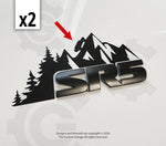 2010-2024 Toyota 4Runner SR5 Mountain Decals