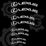 Lexus Curved Caliper Decal - Multi Size