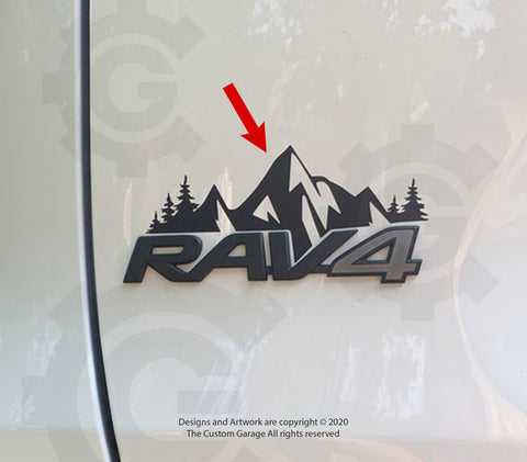 2019-2024 Toyota RAV4 Mountain Design Decals