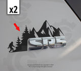 2010-2024 Toyota 4Runner SR5 Mountain Decals