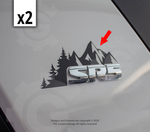 2010-2024 Toyota 4Runner SR5 Mountain Decals