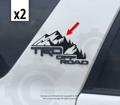 2015-2024 Toyota 4Runner TRD Off Road Moab Design Decals