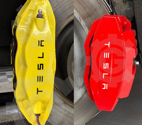 Tesla model S,X & Y Caliper Decals - Multi Size